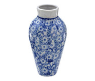 Vaso em Cerâmica Aegnor Branco e Azul | WestwingNow