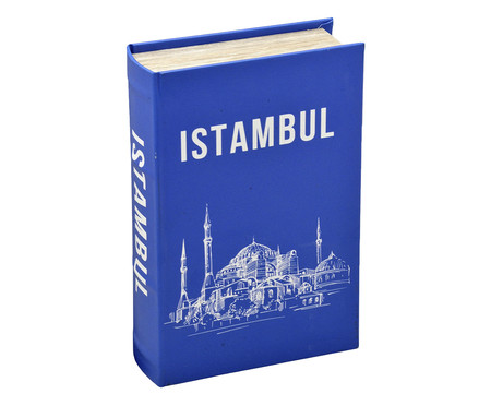 Book Box Istambul Azul e Branco