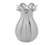 Vaso em Cerâmica Courtois Prateado l | WestwingNow