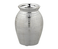 Vaso em Cerâmica Alken Prateado | WestwingNow