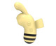 Sugador e Vibrador Dedeira Bee Amarelo, Amarelo | WestwingNow