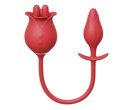 Vibrador e Língua Tulip Vermelho | WestwingNow
