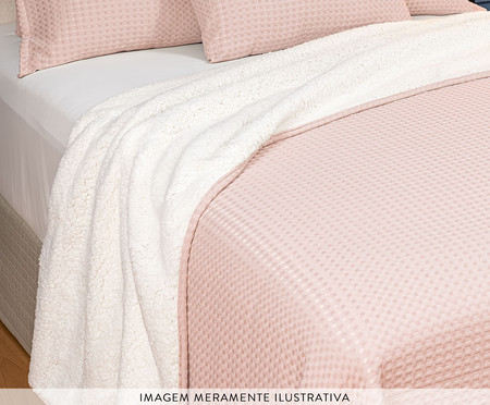 Cobertor Piquet Dupla Face Rosê | WestwingNow