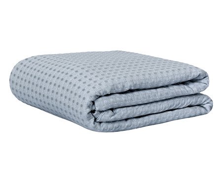 Colcha Piquet Azul Vintage | Westwing