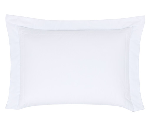 Porta-Travesseiro Matelado Unique Branco 200 Fios, Branco | WestwingNow