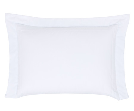 Porta-Travesseiro Matelado Unique Branco 200 Fios | WestwingNow
