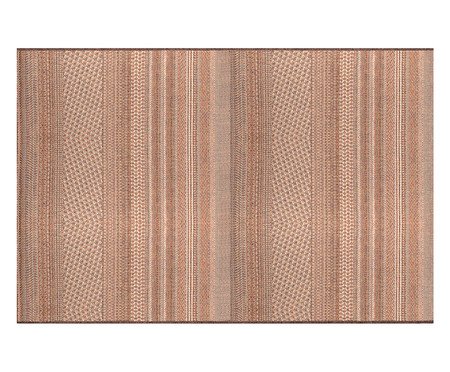 Tapete Buzios Arraial Marrom e Terracota