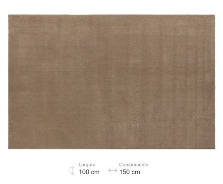 Tapete Realce Liso Creme Cotton | Westwing