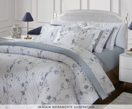 Jogo de Fronhas Magnolias Acetinado - 300 fios | Westwing