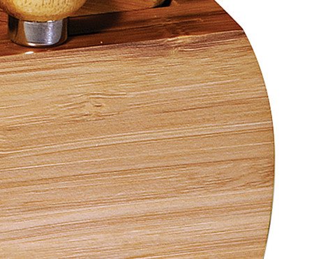 Jogo para Queijo em Inox E Bambu Córdoba | Westwing