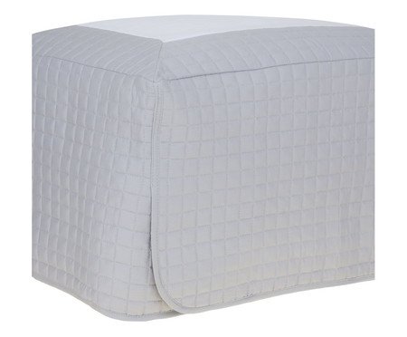 Saia para Cama Box Cetim 270 Fios Bud Vision New Colors - Cinza