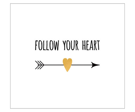 Placa follow your heart | WestwingNow