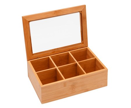 Caixa para Chás em Bambu Shelia | Westwing