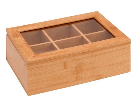 Caixa para Chás em Bambu Shelia | Westwing