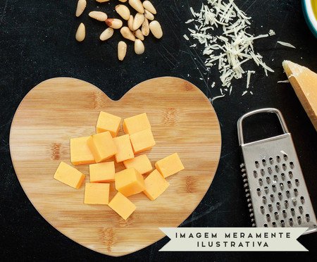 Tábua de Corte em Bambu Heart | Westwing