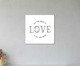 Placa all you need is love, Madeira Natural | WestwingNow