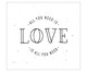 Placa all you need is love, Madeira Natural | WestwingNow