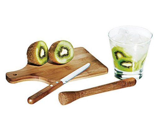 Jogo para Caipirinha em Bambu Ibiza, white,multicolor | WestwingNow