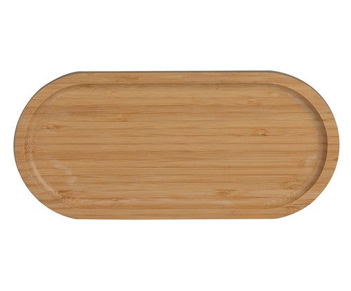 Bandeja para Servir em Bambu Thorin, Bege | WestwingNow