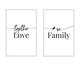 Jogo de Placas Love Family Home, Madeira Natural | WestwingNow