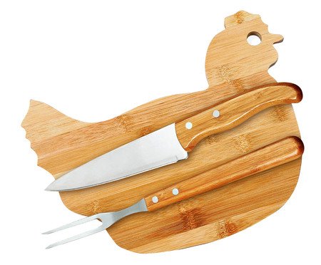 Jogo de Utensílios para Cozinha em Inox Marzio'S Chicken Barbecue | Westwing