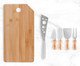 Jogo para Queijo em Bambu E Inox Oregon, multicolor | WestwingNow