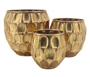 Jogo de Vasos de Piso Maike -Dourado | WestwingNow