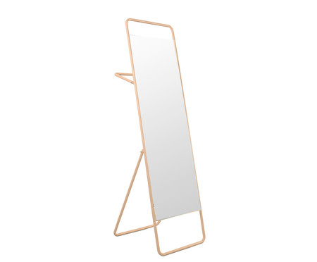Espelho de Chão com Toalheiro Torian - Rosa | WestwingNow