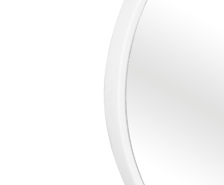 Espelho de Parede Redondo Round Full Branco - 50cm | WestwingNow