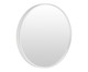 Espelho de Parede Redondo Round Full Branco - 50cm, Prata | WestwingNow
