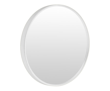 Espelho de Parede Redondo Round Full Branco - 50cm | WestwingNow