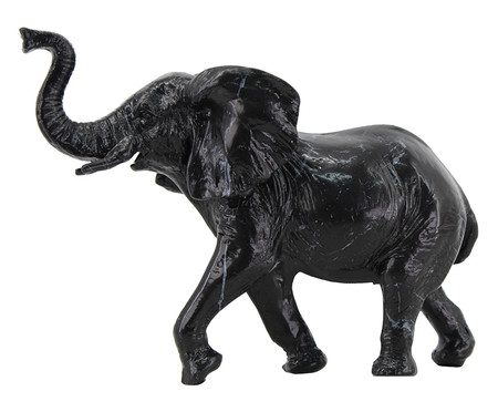 Adorno Elefante Preto