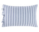 Fronha Dupla Face para Travesseiro King com Laços Chambre - Azul, Azul Jeans | WestwingNow