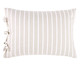 Fronha Dupla Face para Travesseiro King com Laços Chambre - Bege, Areia | WestwingNow
