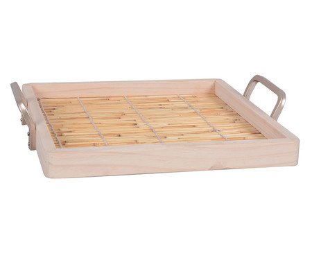 Bandeja em Bambu Aguitoni Bege | Westwing
