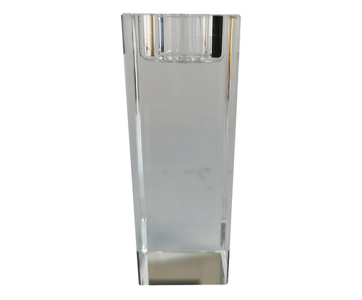 Castiçal em Cristal Fuby Transparente, Transparente | WestwingNow