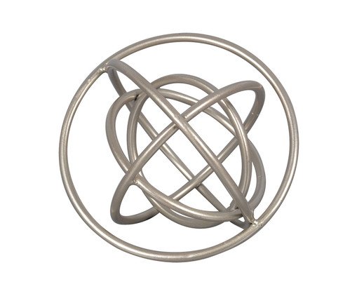 Adorno Esfera Prateada, Prateado | WestwingNow