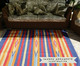 Tapete Indiano Kilim Cochin - Multicolor, Amarelo e Azul | WestwingNow