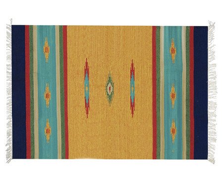 Tapete Indiano Kilim México - Multicolor