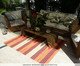 Tapete Indiano Kilim Germa em Algodão - Marrom e Laranja, Laranja e Marrom | WestwingNow