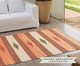 Tapete Indiano Kilim Germa em Algodão - Marrom e Laranja, Laranja e Marrom | WestwingNow