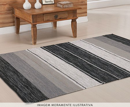 Tapete Indiano Kilim Basar Algodão - Azul | WestwingNow