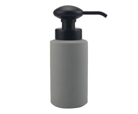 Dispenser para Sabonete em Porcelana Líquido Fengel Cinza e Preto | Westwing