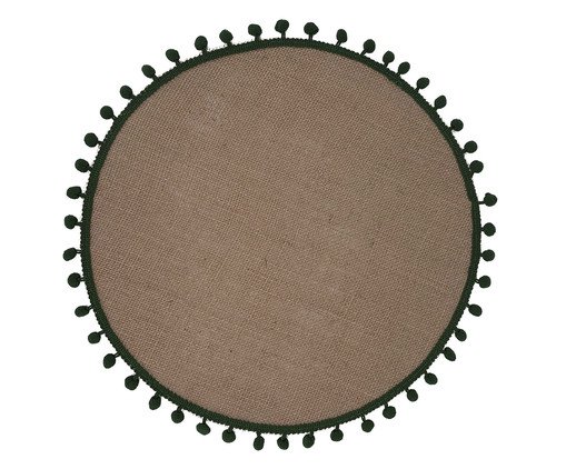 Lugar Americano Wanca Natural e Verde, Natural | WestwingNow