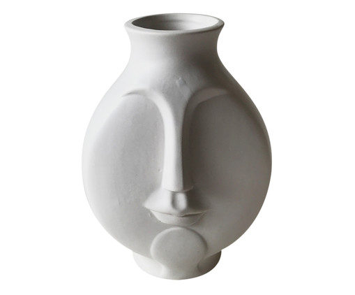 Vaso Face Branco, Branco | WestwingNow