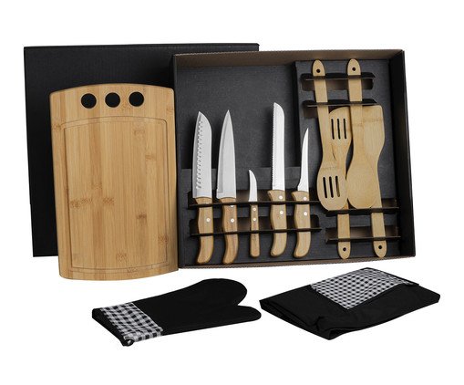 Jogo Gourmet em Bambu Elis, beige | WestwingNow