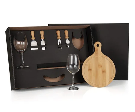 Jogo para Queijo e Vinho em Bambu Fidèle | Westwing