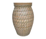Vaso em Bambu Trançado Neni Natural | WestwingNow