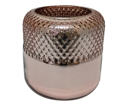 Vaso Natucci Dourado Rosé