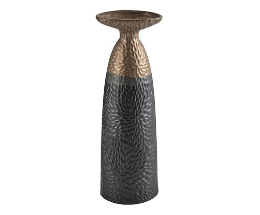 Vaso de Piso em Cerâmica Dáin - Preto, Preto | WestwingNow